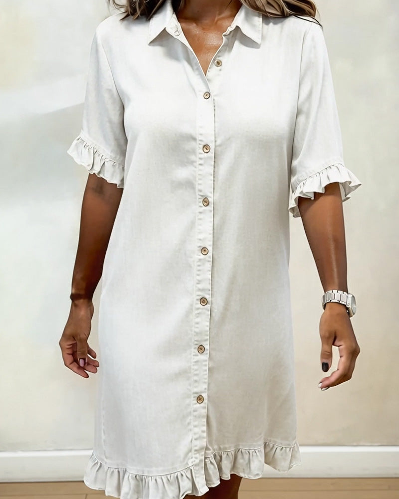 Belinda | Relaxed Denim Shirt Dress