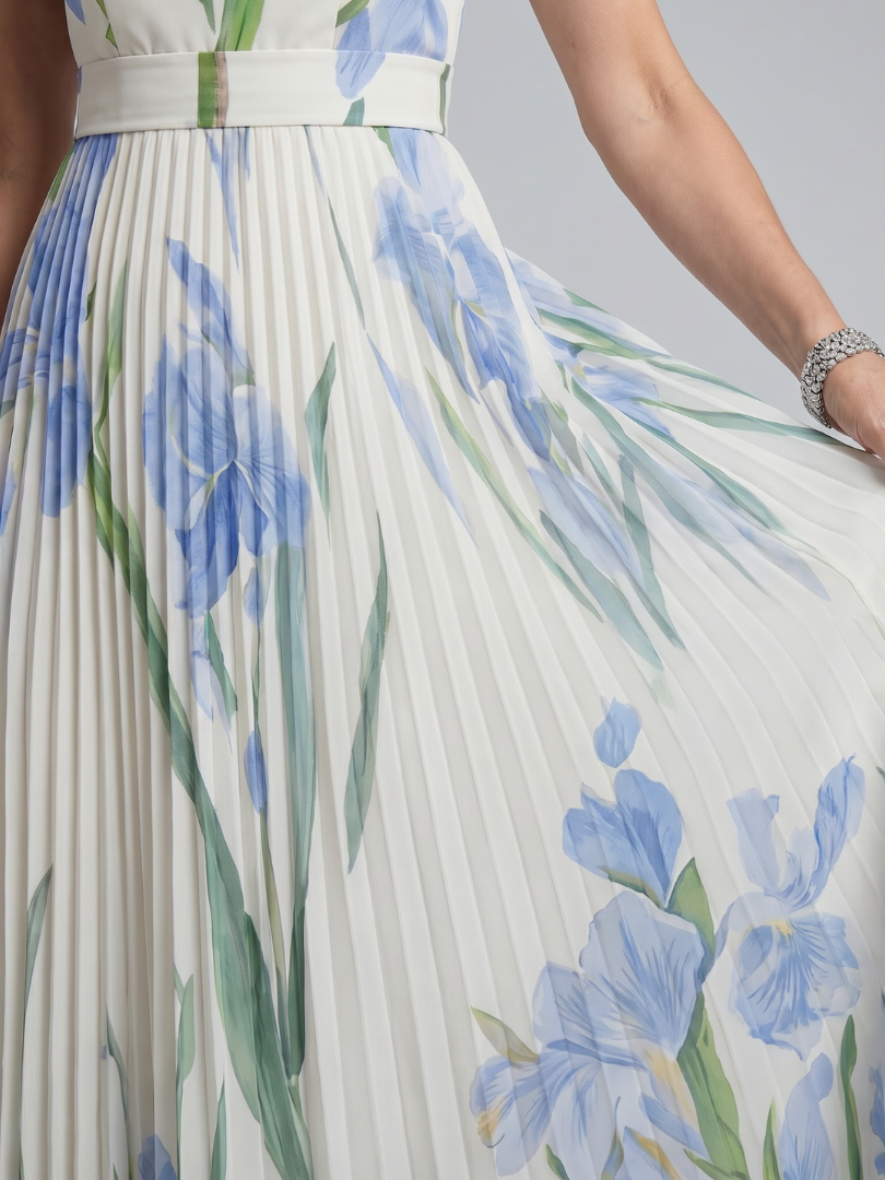 Ophelia | Watercolour Floral Maxi Dress