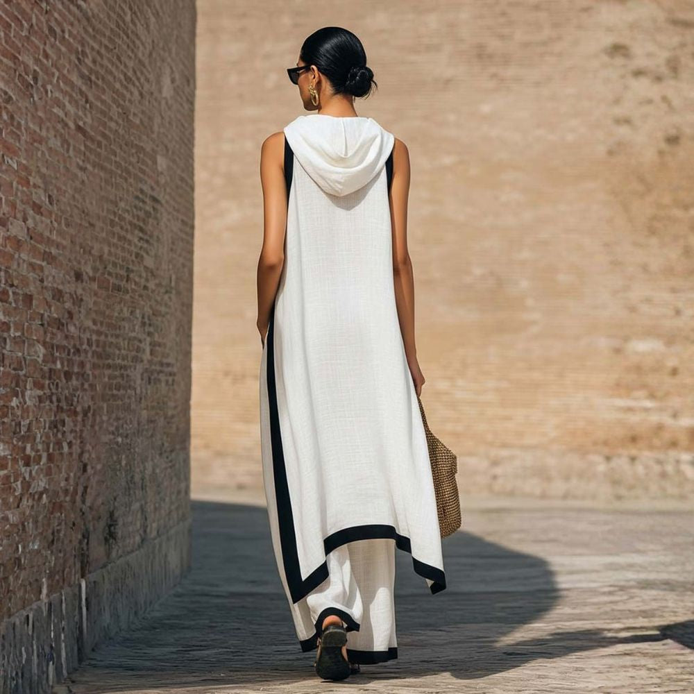 Leonora | Asymmetric Wide-Leg Suit