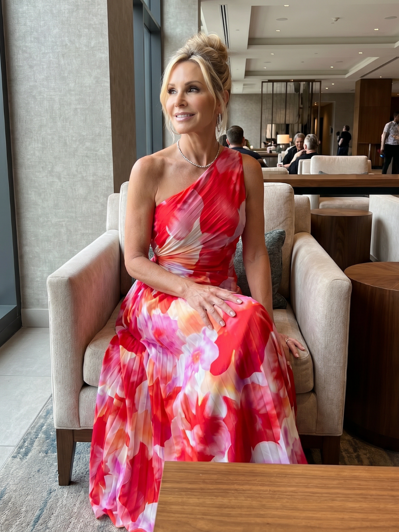 Taya | One-Shoulder Floral Maxi Dress