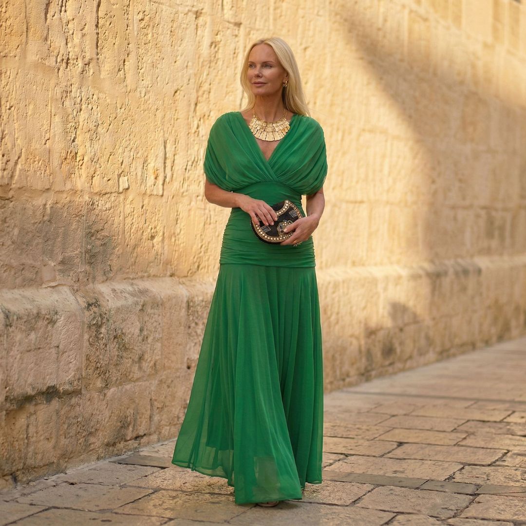 Sienna | Elegant Green Maxi Dress