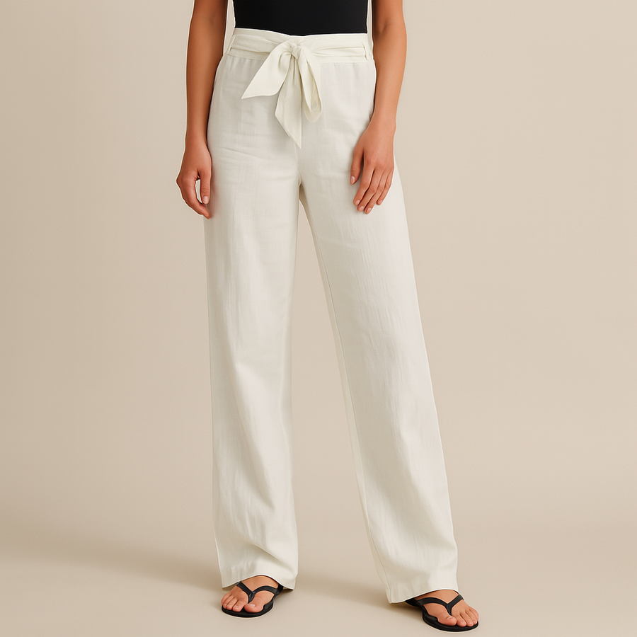 Lorraine | Effortless Tie-Waist Pants