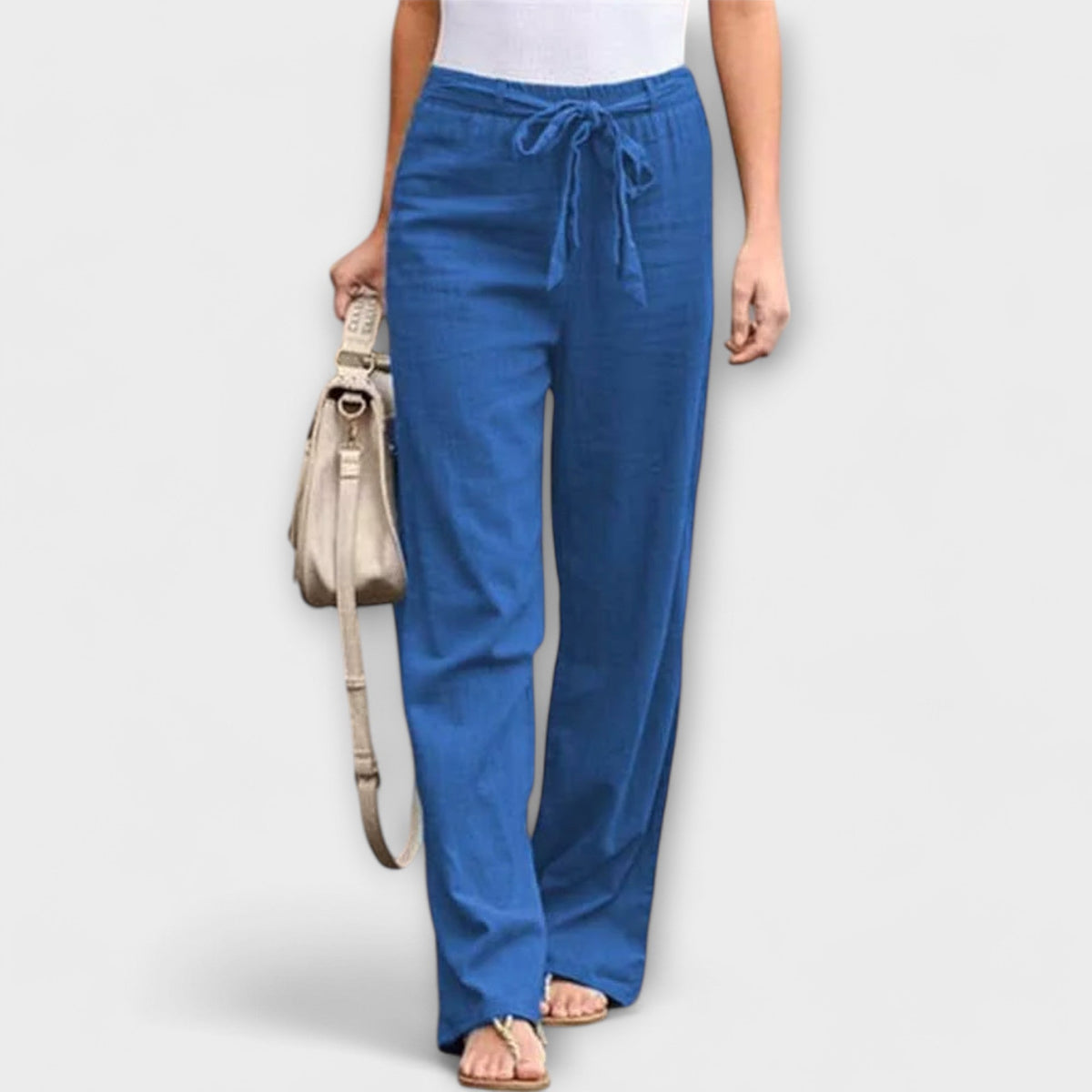 Pauline | Tie-Waist Wide-Leg Pants
