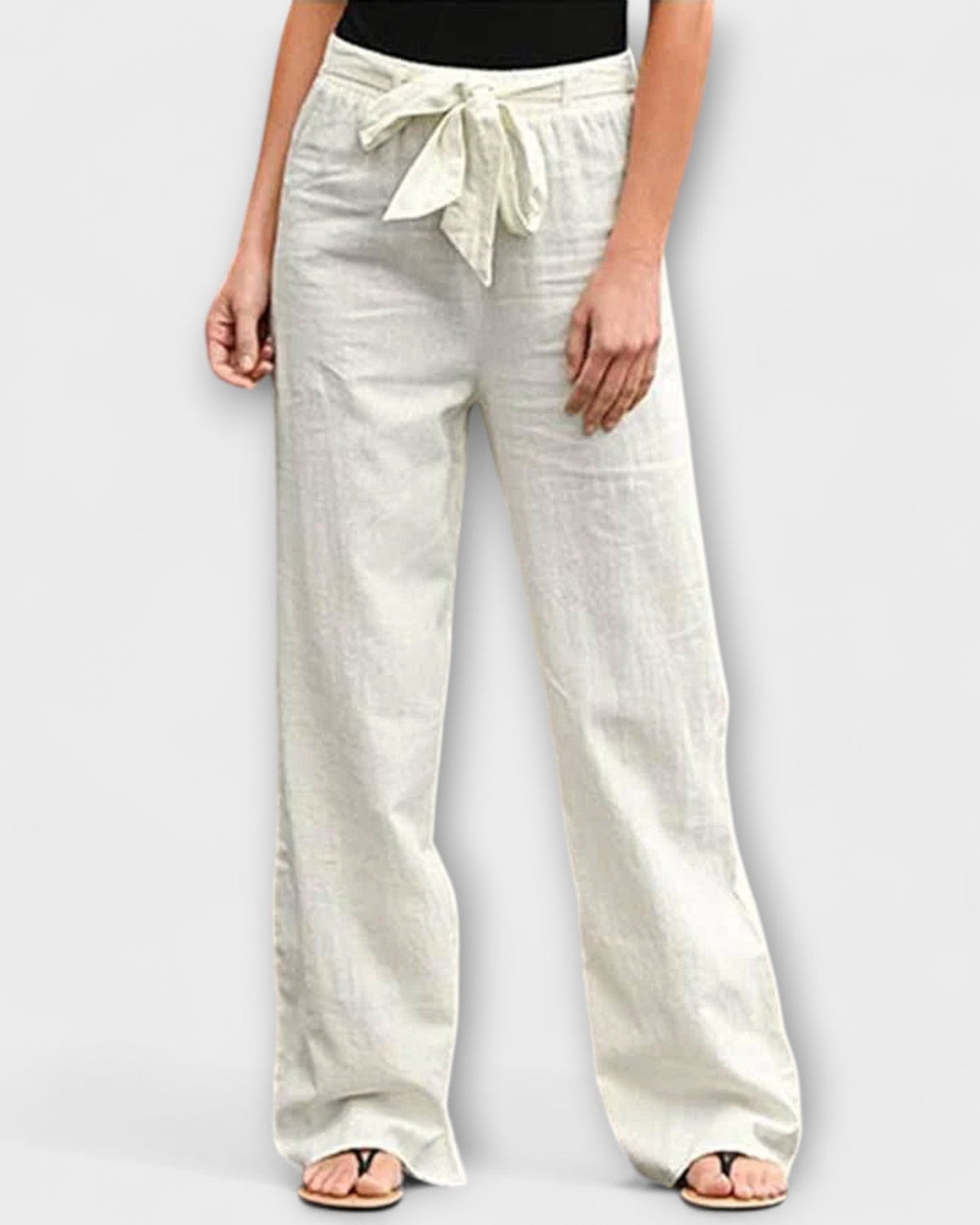 Pauline | Tie-Waist Wide-Leg Pants
