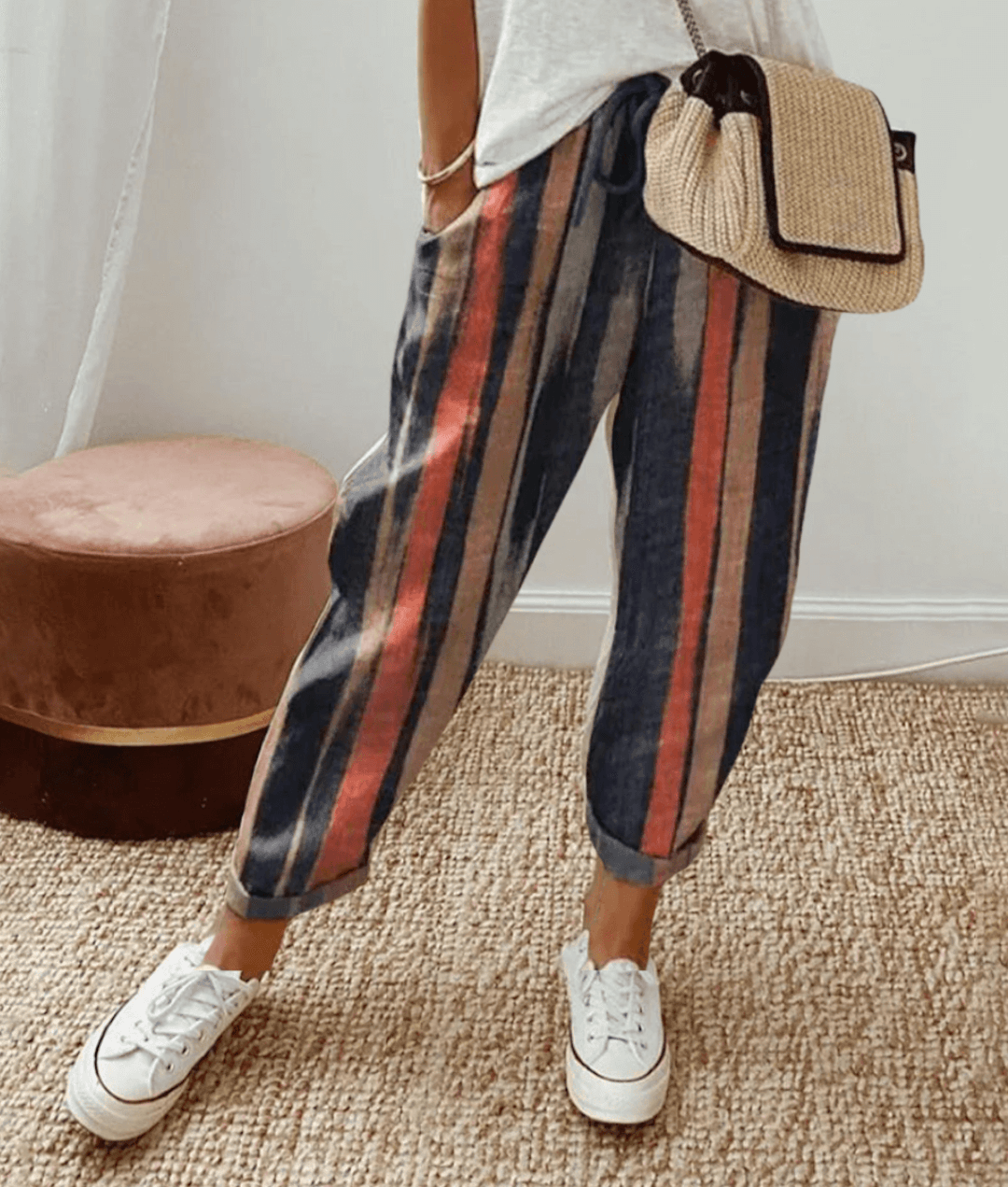 Alison | Relaxed Print Pants
