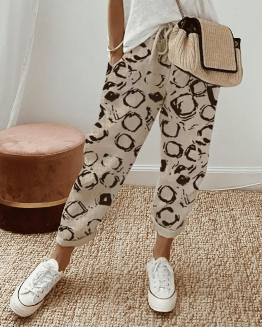 Alison | Relaxed Print Pants