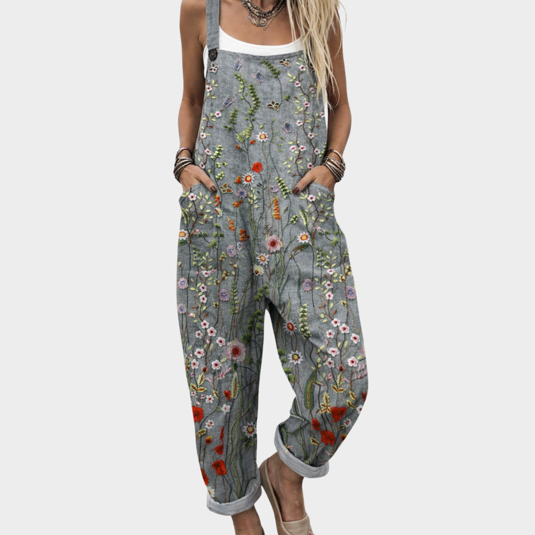 Meadow | Ditsy Floral Relaxed Overalls