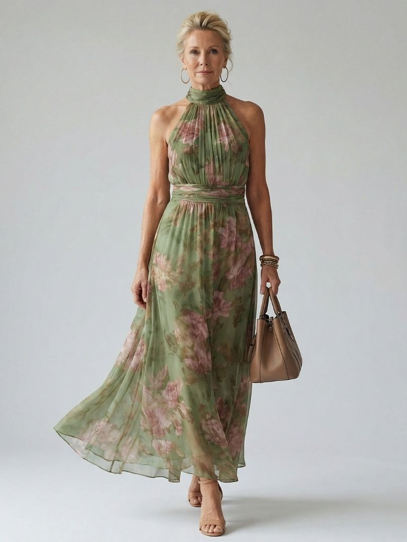 Mirelle | Gathered Bohemian Maxi Dress