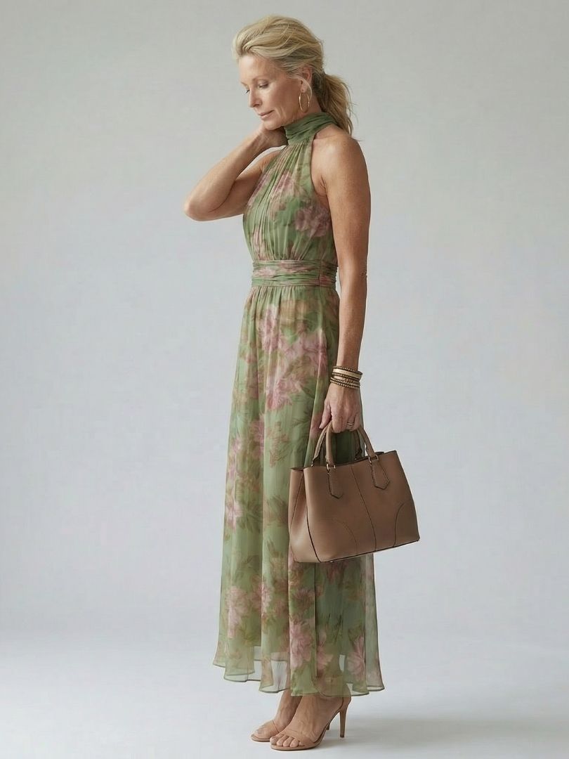 Mirelle | Gathered Bohemian Maxi Dress