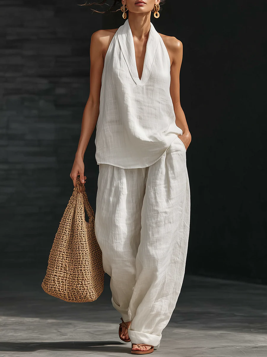 Carlotta | Relaxed Wide-Leg Two-Piece Set