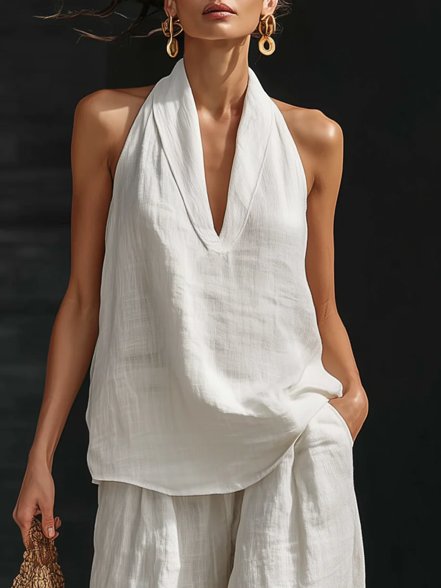 Carlotta | Relaxed Wide-Leg Two-Piece Set
