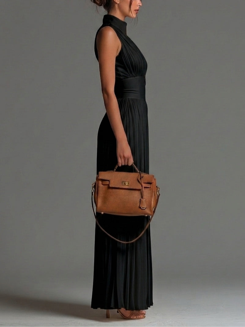 Celeste | Elegant Wide-Leg Chiffon Jumpsuit