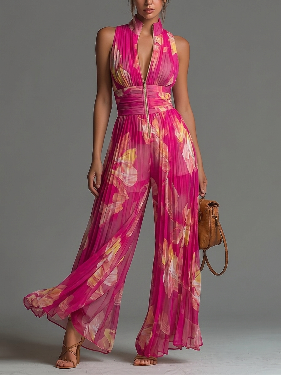 Fiora | Floral Wide-Leg Jumpsuit