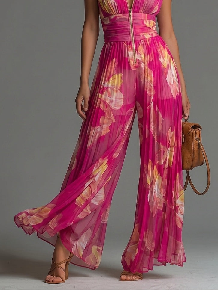 Fiora | Floral Wide-Leg Jumpsuit