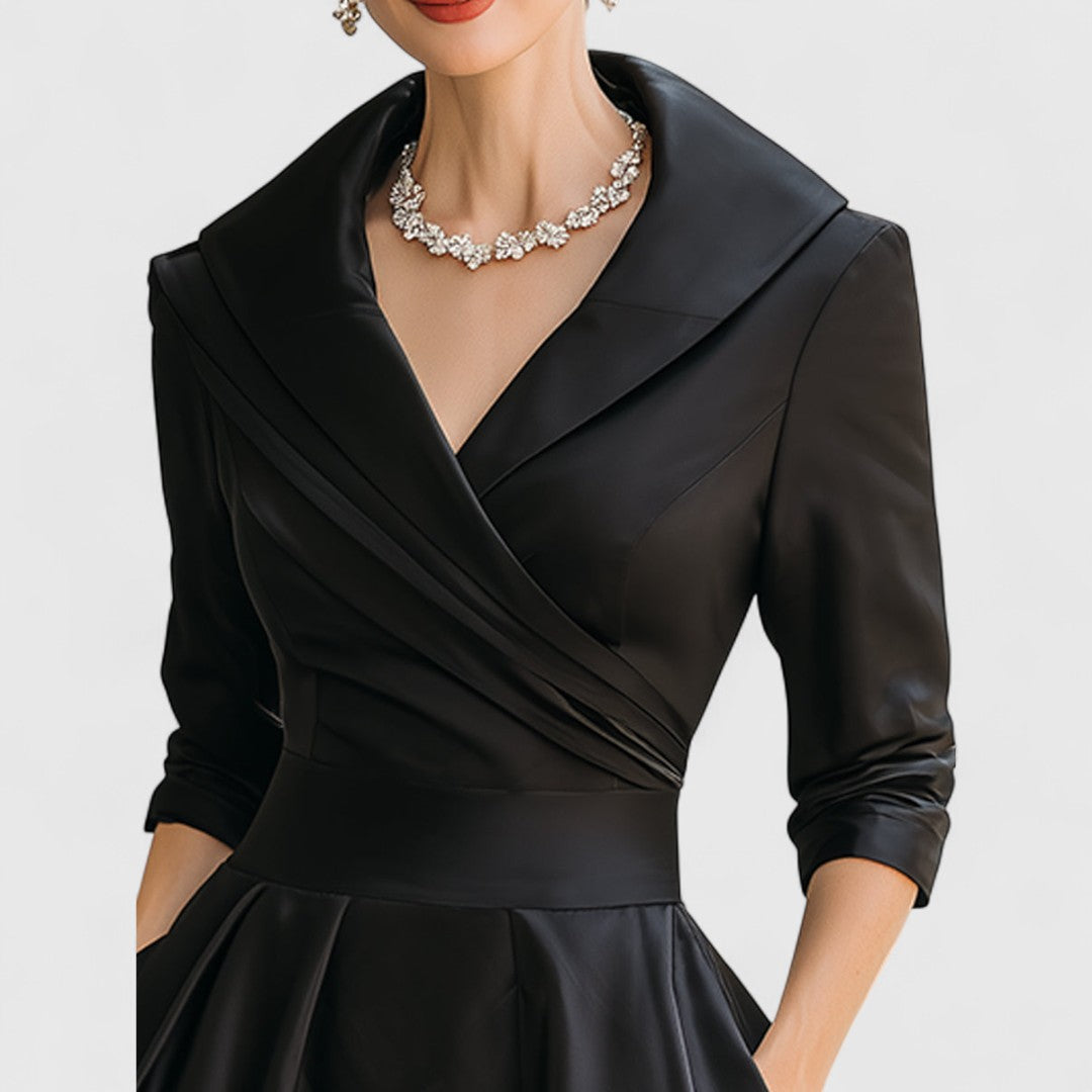 Marley Quinn | Elegant Wrap Midi Dress