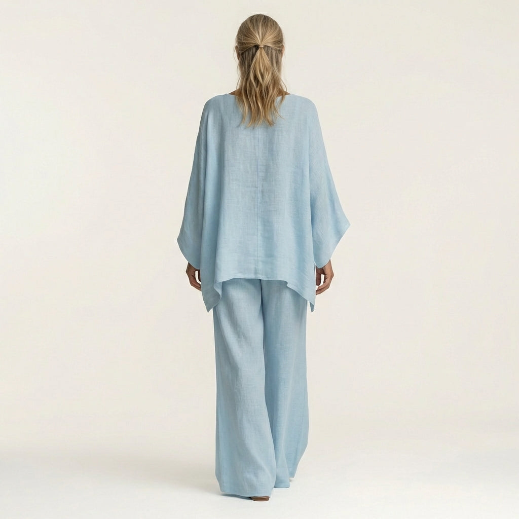 Majolie | Relaxed Wide-Leg Two-Piece Set