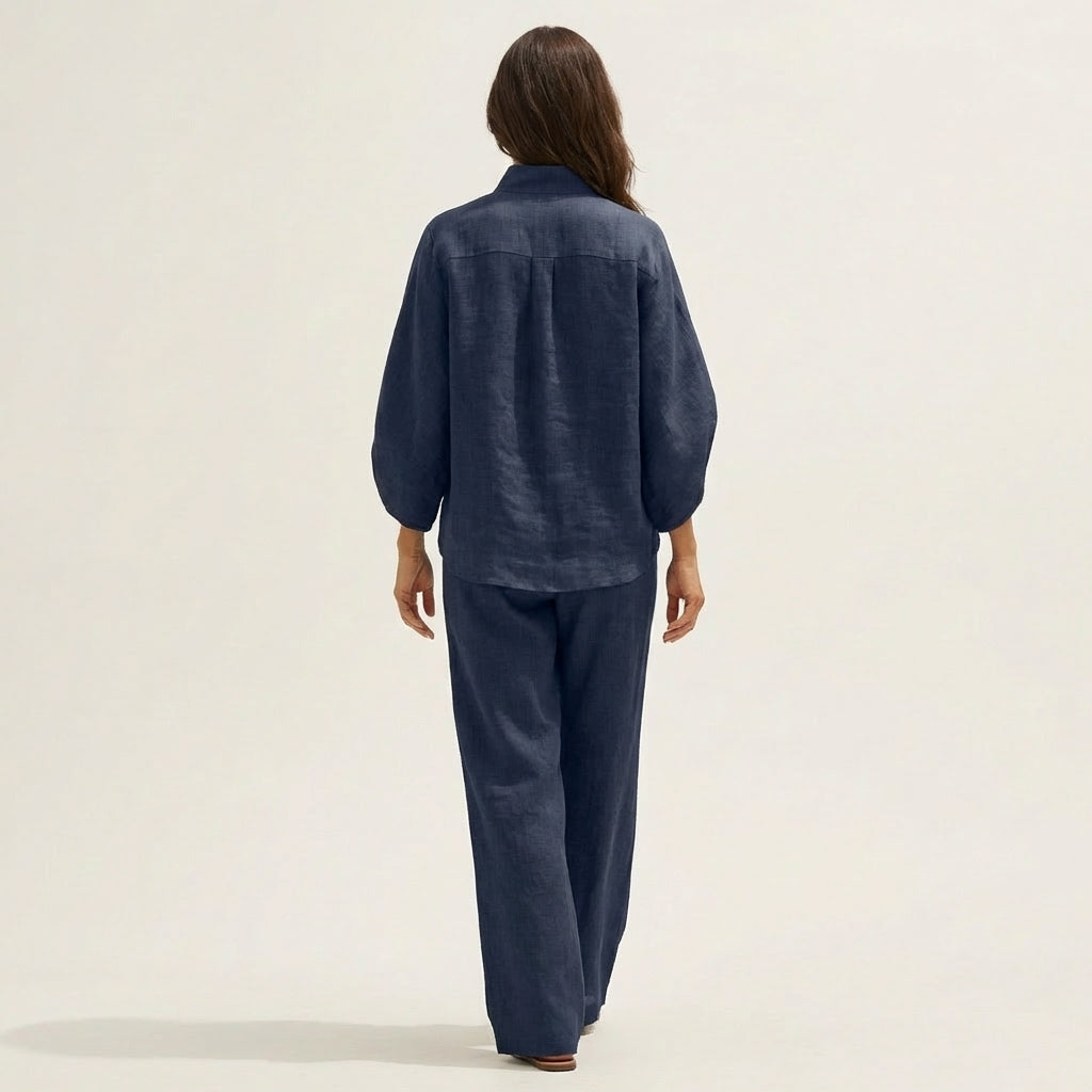 Zerah | Relaxed Wide-Leg Two-Piece Set