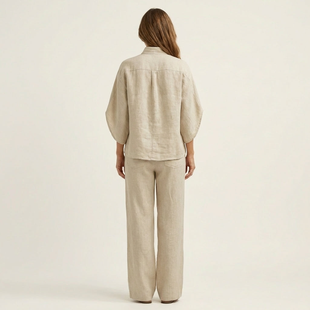 Zerah | Relaxed Wide-Leg Two-Piece Set