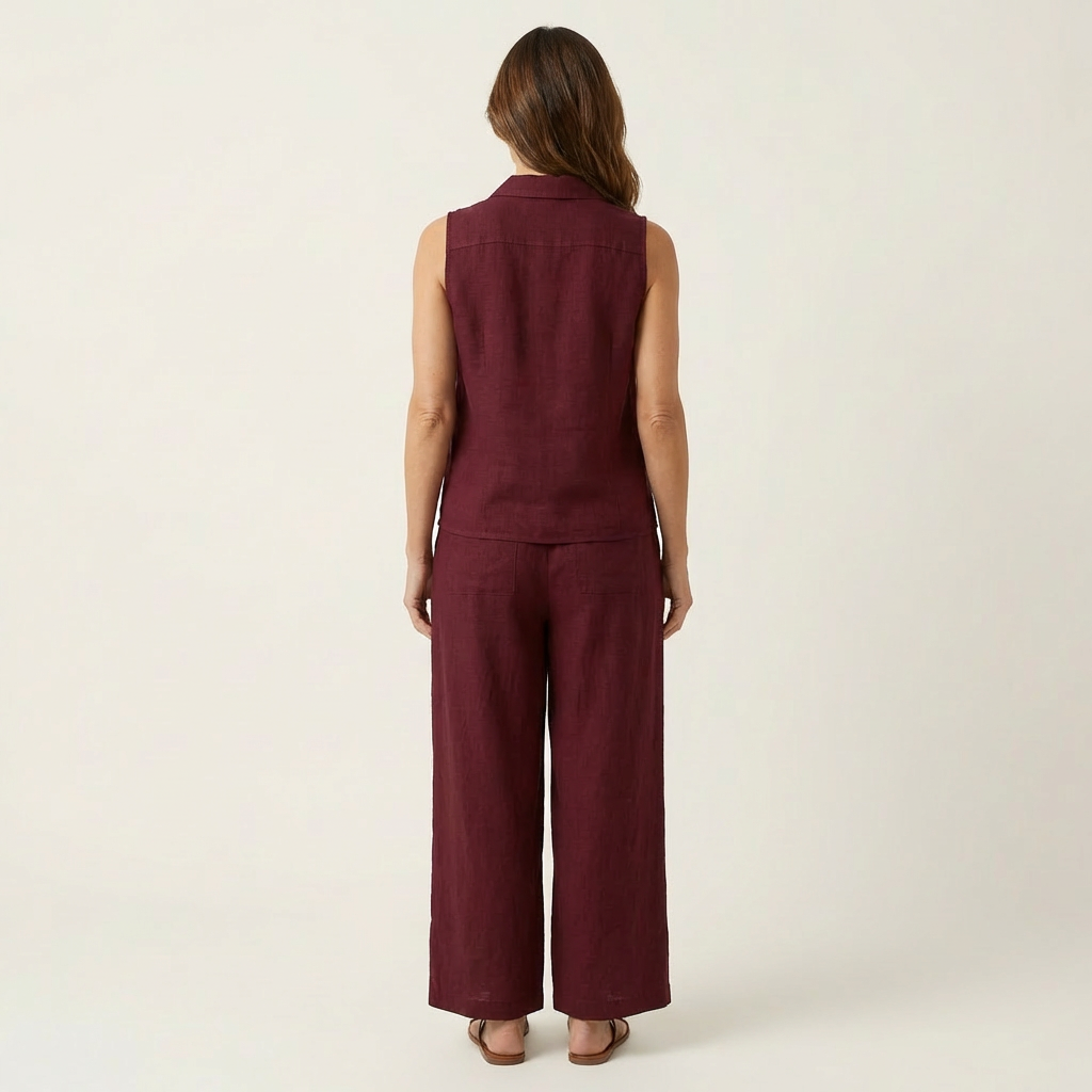 Twilia | Wrap-Top & Wide-Leg Set