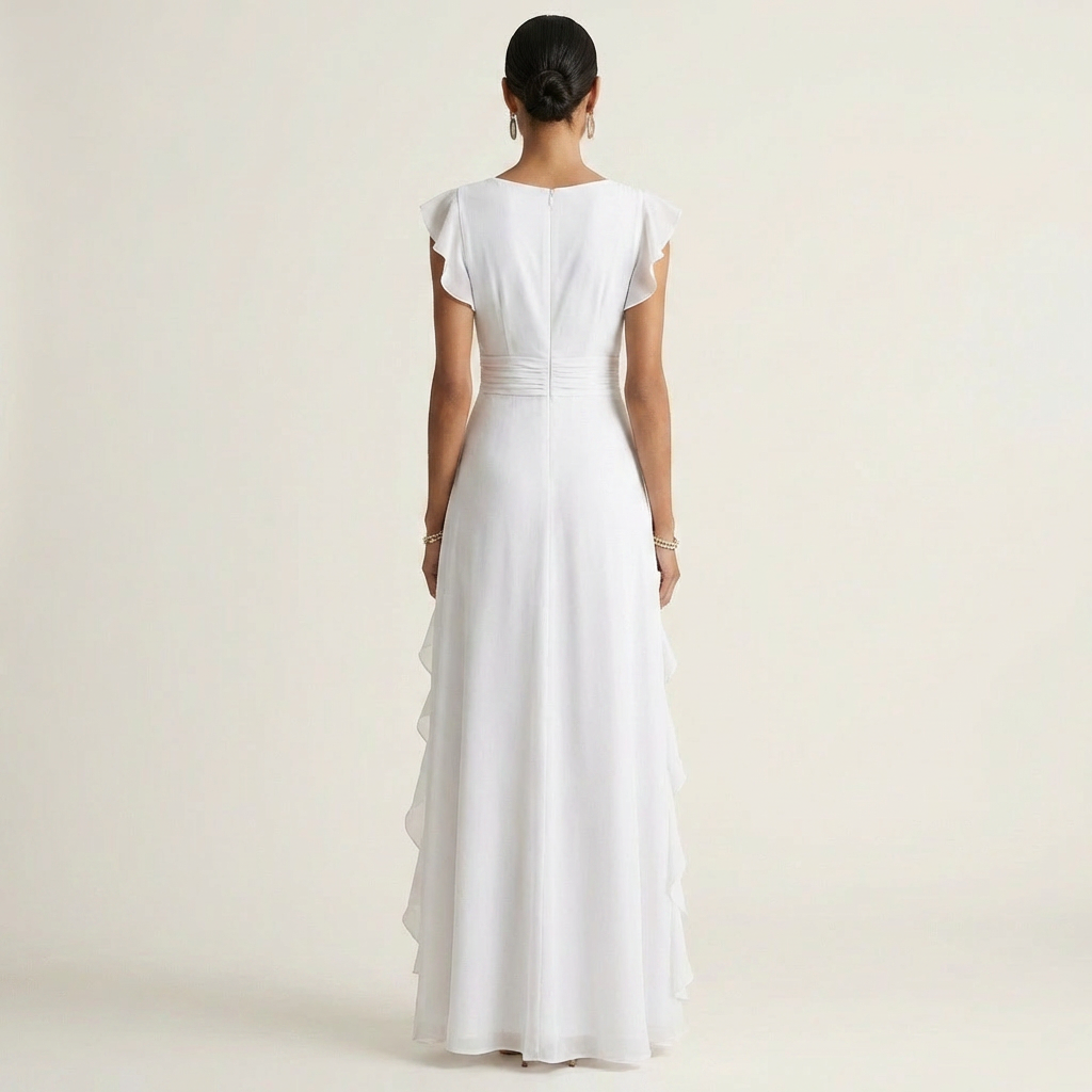 Nellyana | Cascading Ruffle Maxi Dress