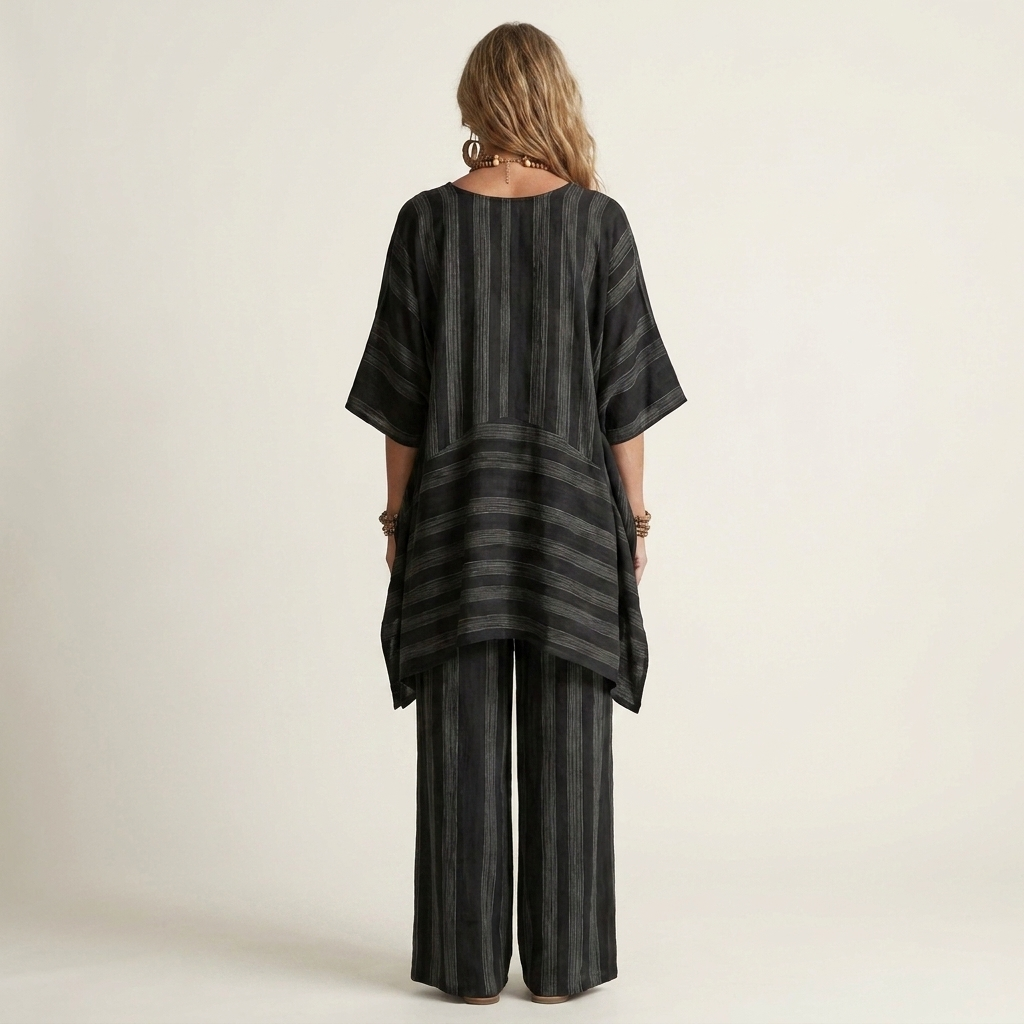Kiara | Relaxed Striped Two-Piece Set