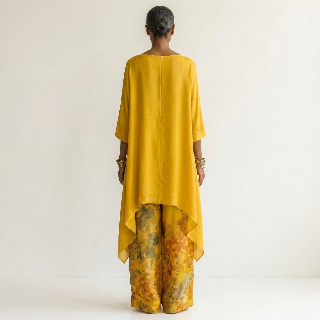 Cariola | Asymmetric Tunic Two-Piece Set