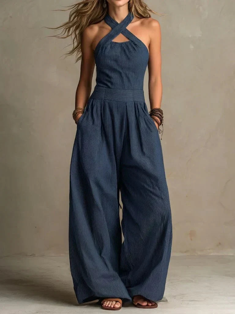 Bianca | Flowing Crossover Jumpsuit