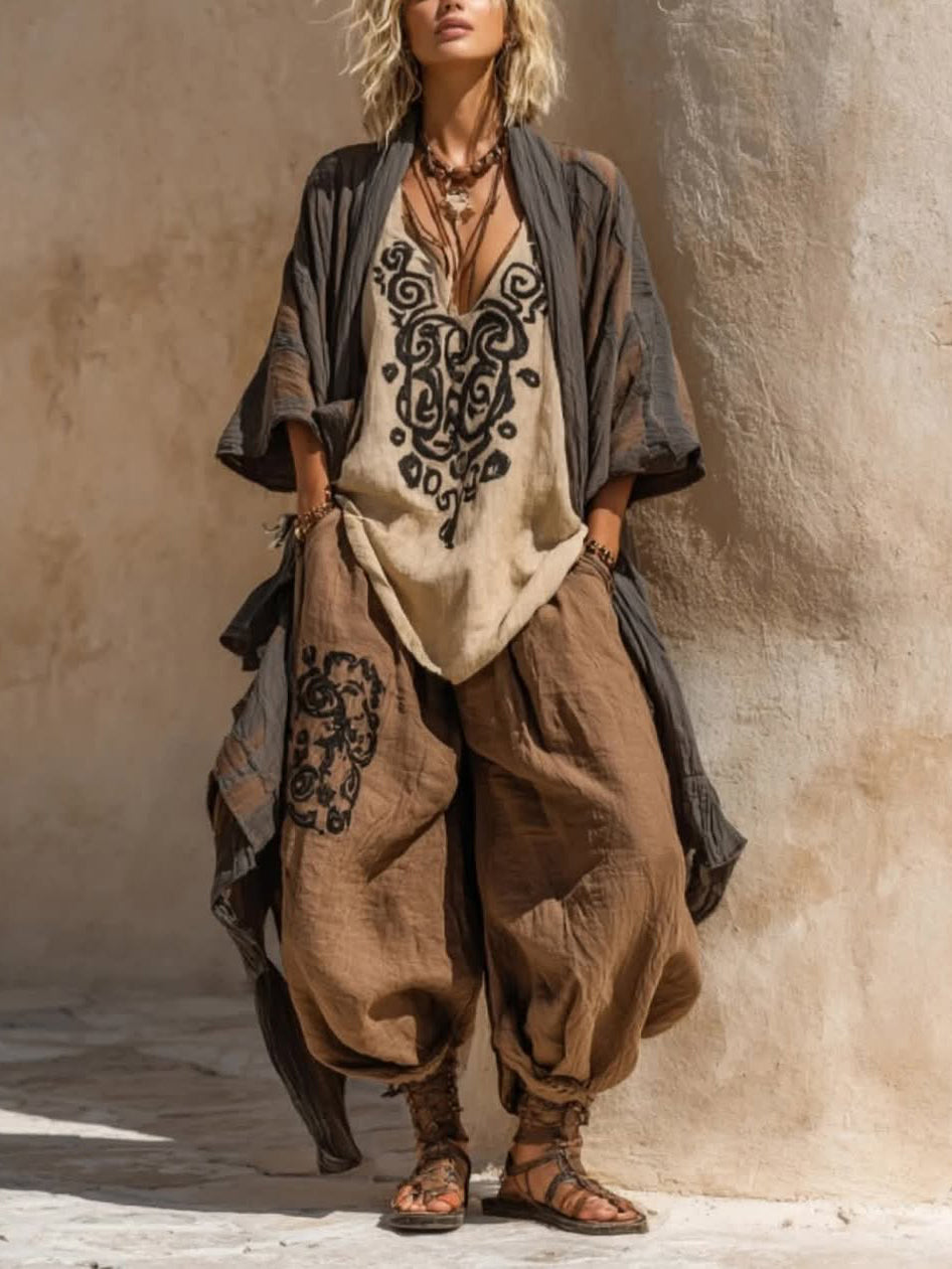 Ornella | Artistic Bohemian Three-Piece Set