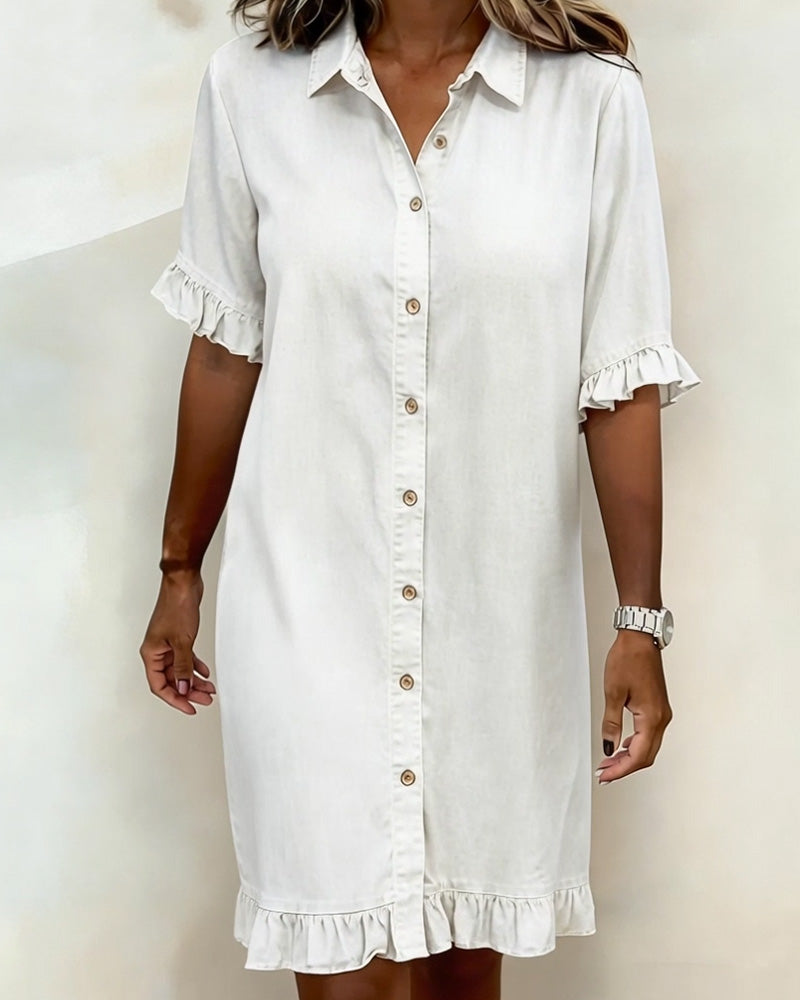 Belinda | Relaxed Denim Shirt Dress