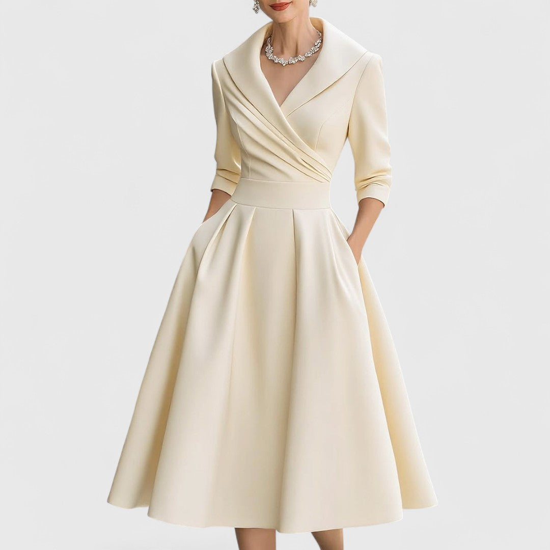 Marley Quinn | Elegant Wrap Midi Dress