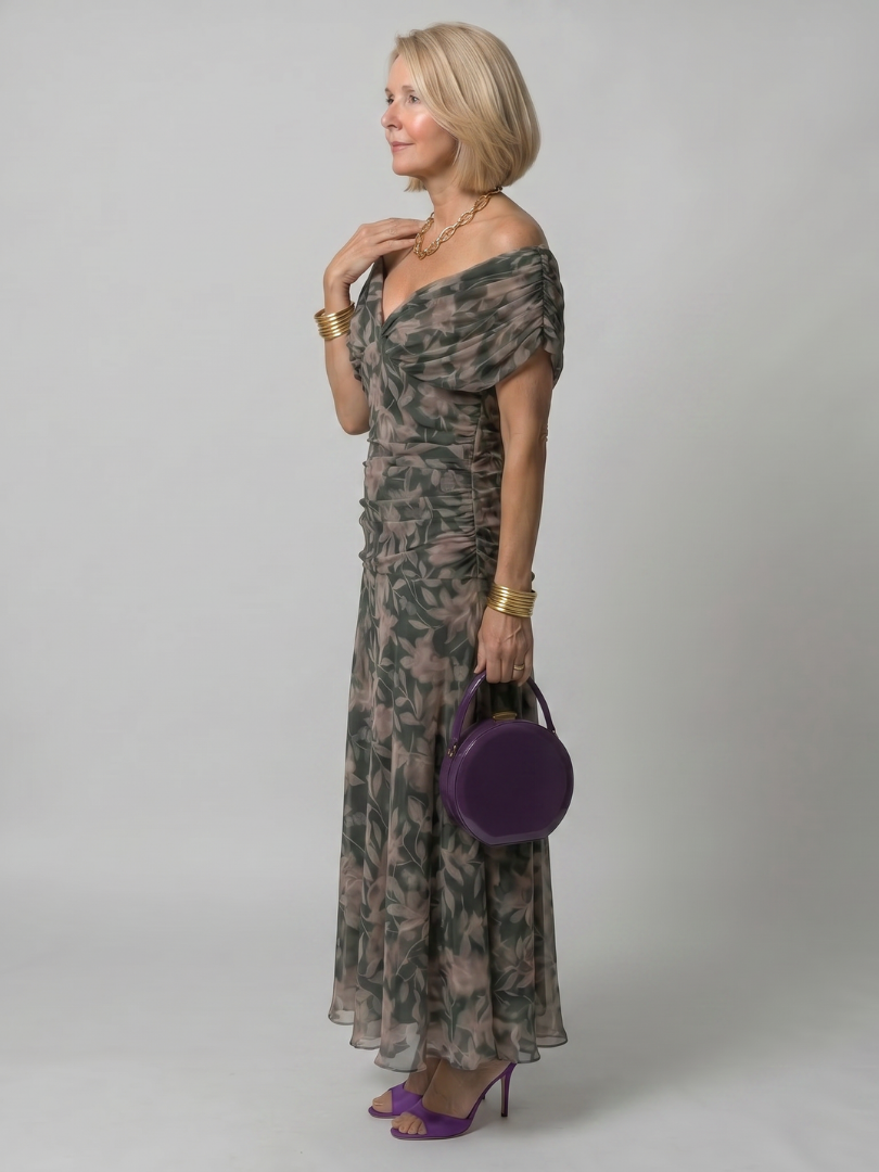 Calen | Off-Shoulder Bohemian Maxi Dress