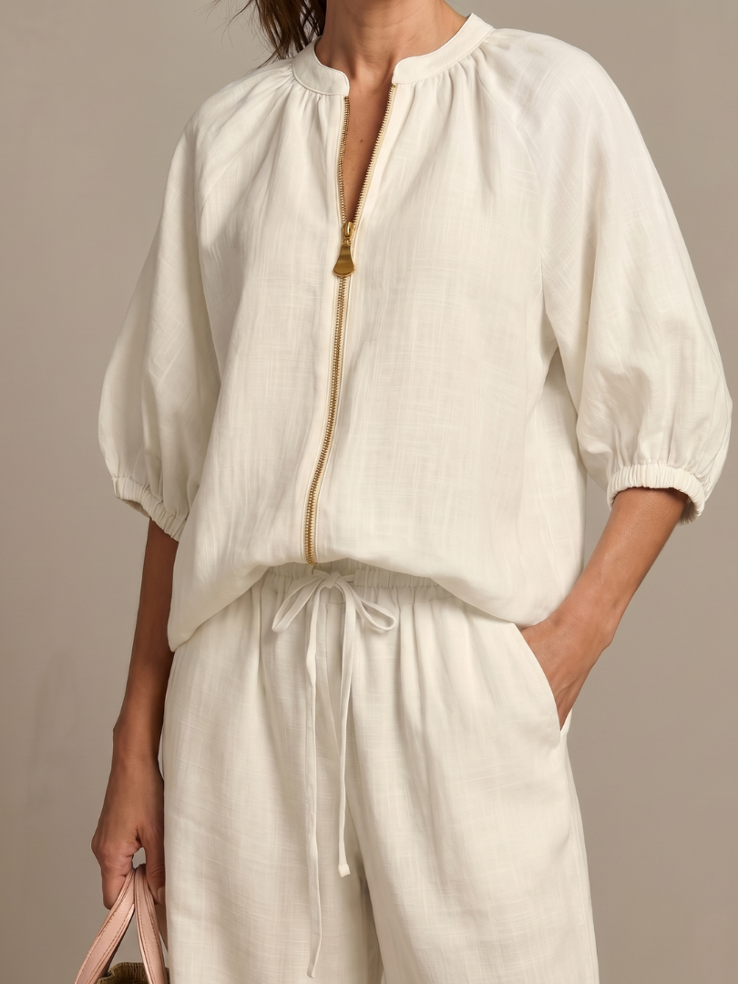 Natalia | Relaxed Zip-Front Two-Piece Set