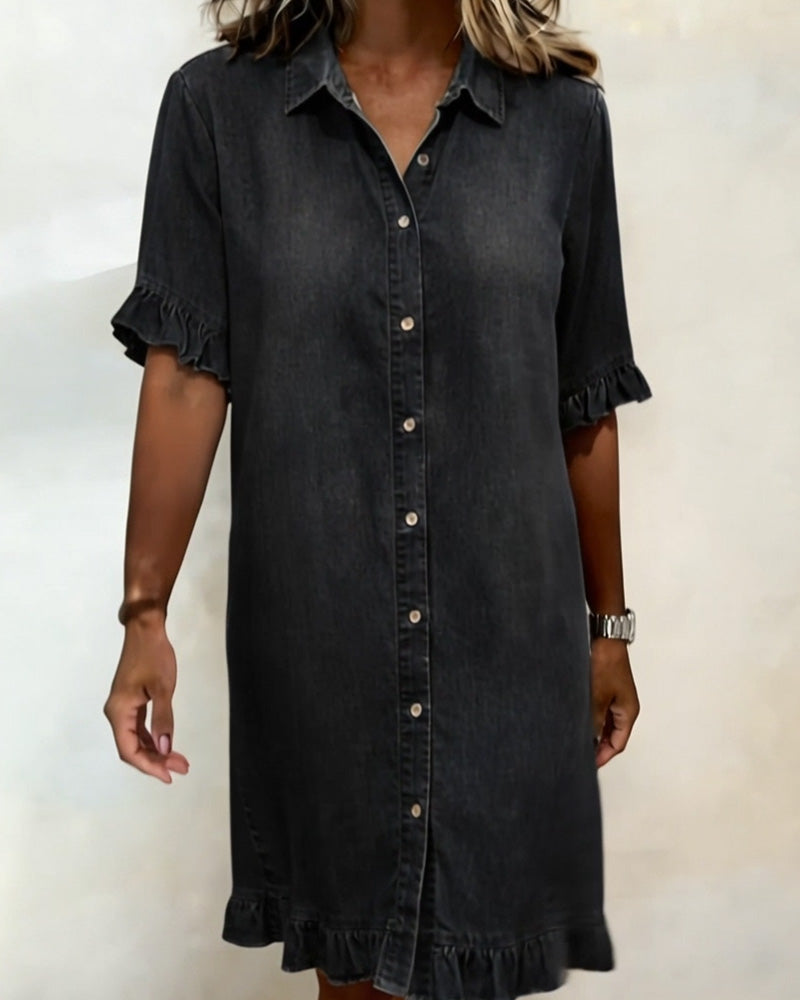 Belinda | Relaxed Denim Shirt Dress
