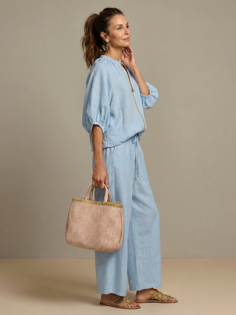 Natalia | Relaxed Zip-Front Two-Piece Set