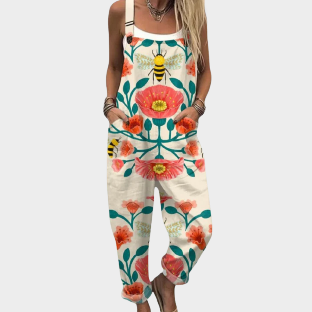 Soleil | Vibrant Bohemian Print Overalls