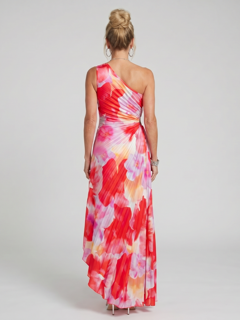 Taya | One-Shoulder Floral Maxi Dress