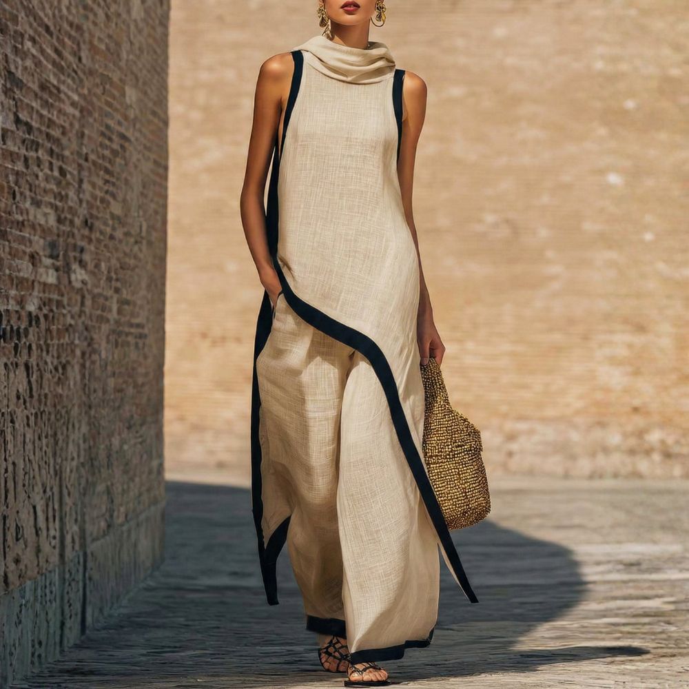 Leonora | Asymmetric Wide-Leg Suit