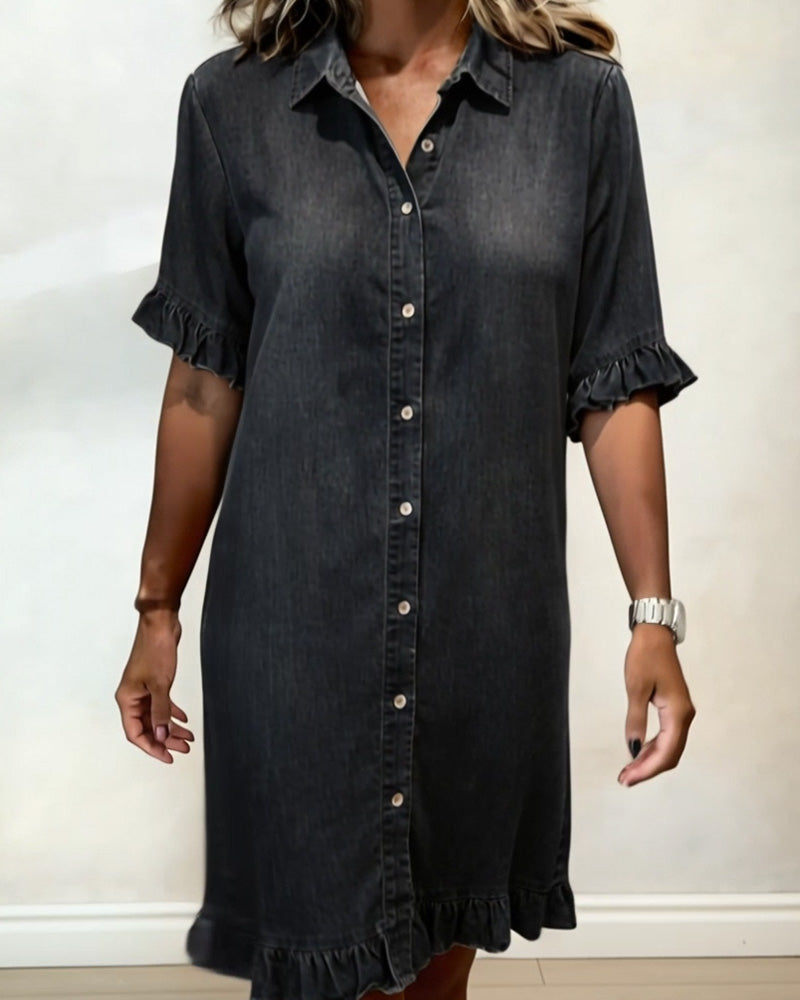 Belinda | Relaxed Denim Shirt Dress