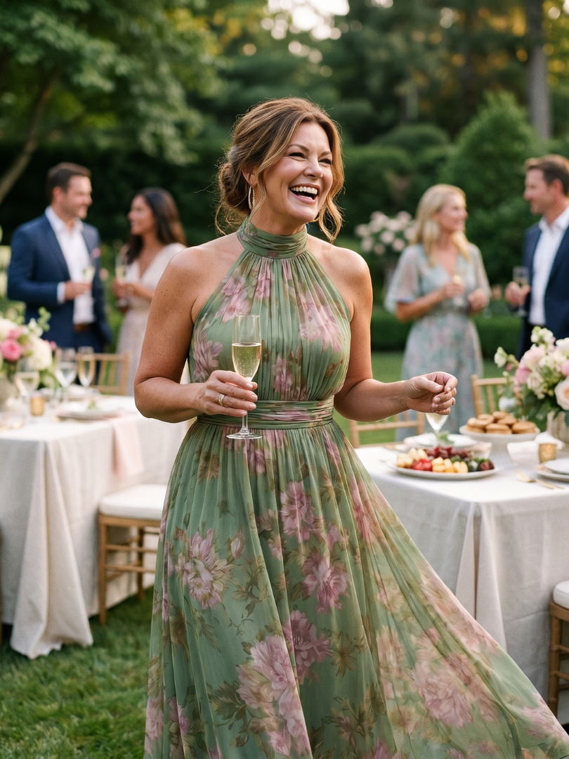 Mirelle | Gathered Bohemian Maxi Dress