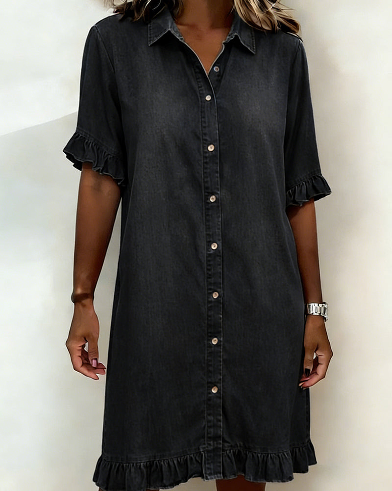 Belinda | Relaxed Denim Shirt Dress
