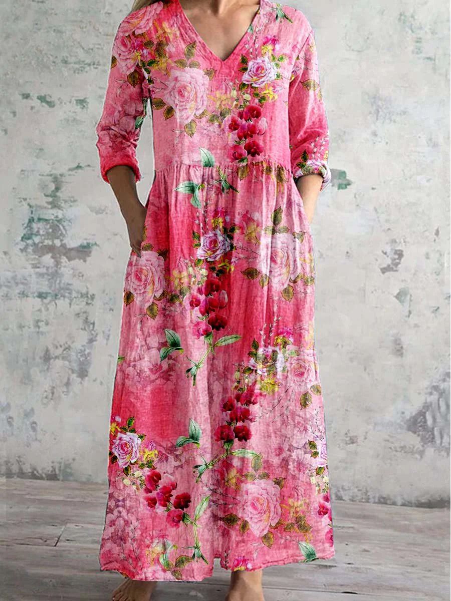 Galina | Relaxed Floral Maxi Dress
