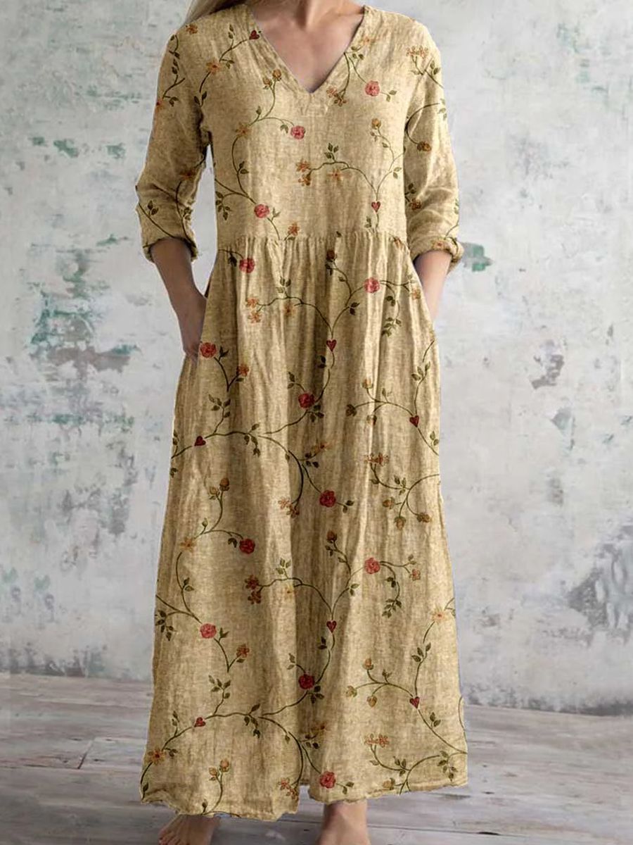 Galina | Relaxed Floral Maxi Dress