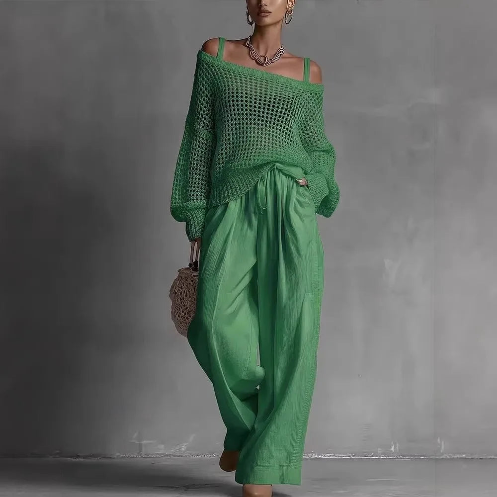 Claribel | Relaxed Knit Two-Piece Set