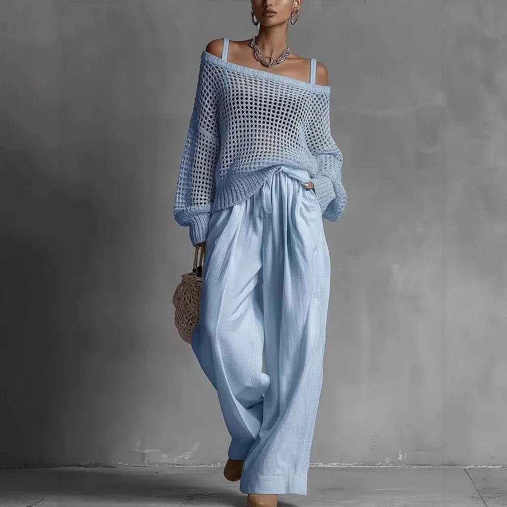 Claribel | Relaxed Knit Two-Piece Set
