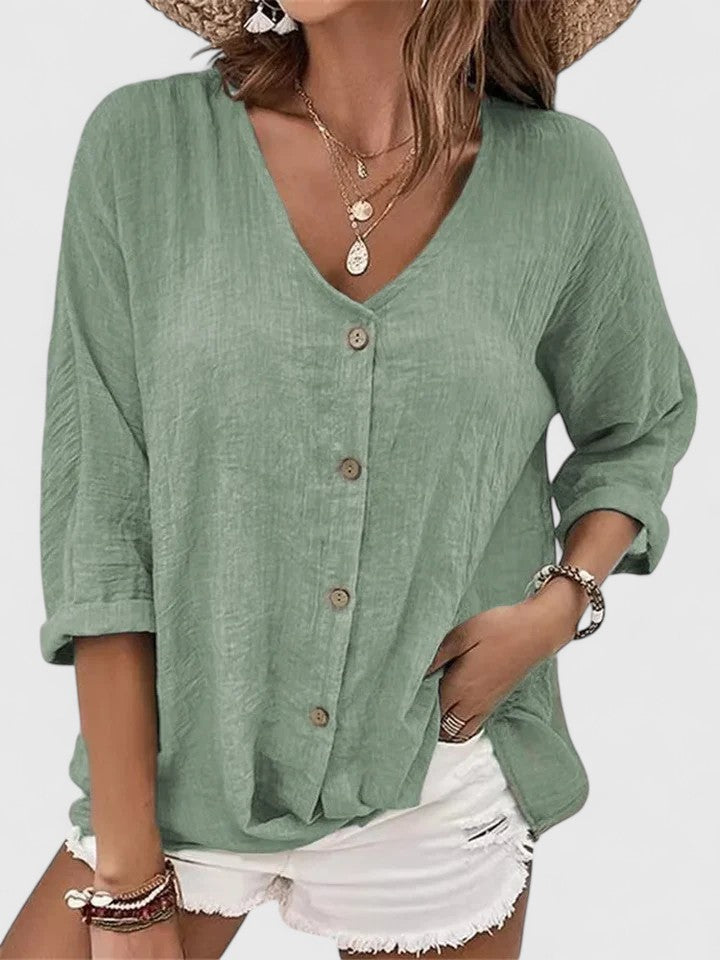 Kylie | Relaxed Button Blouse