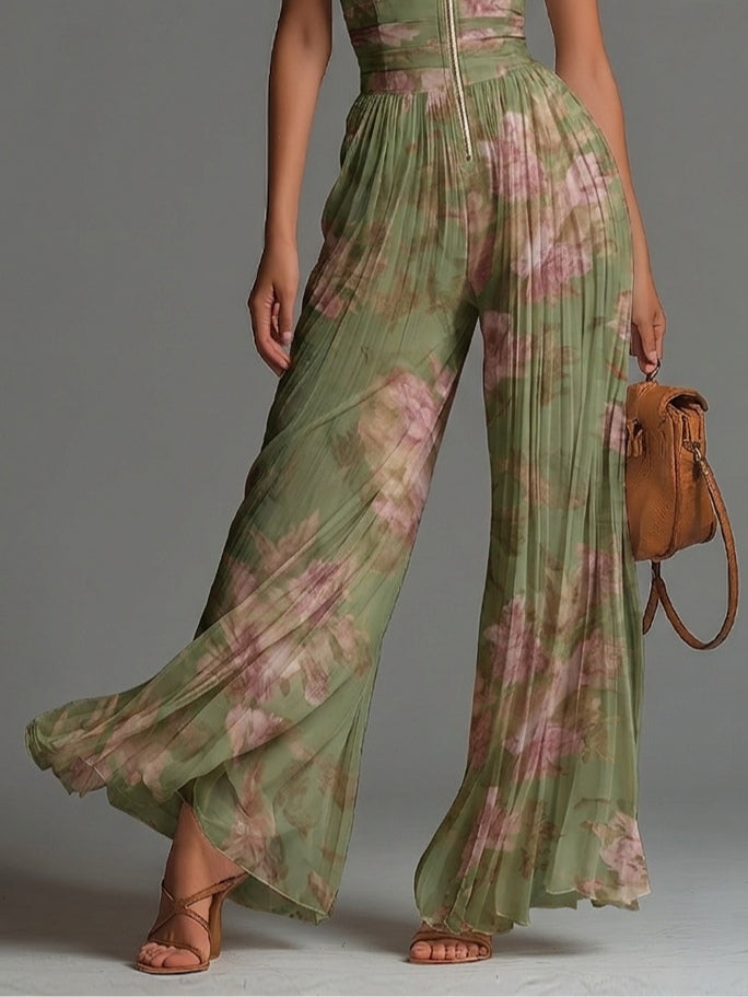 Florina | Floral Wide-Leg Jumpsuit