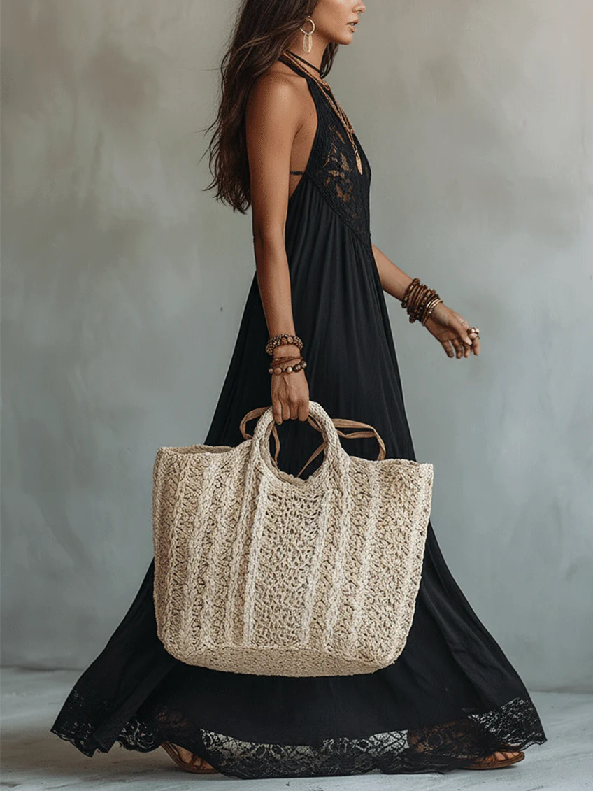 Isla | Bohemian Lace Maxi Dress
