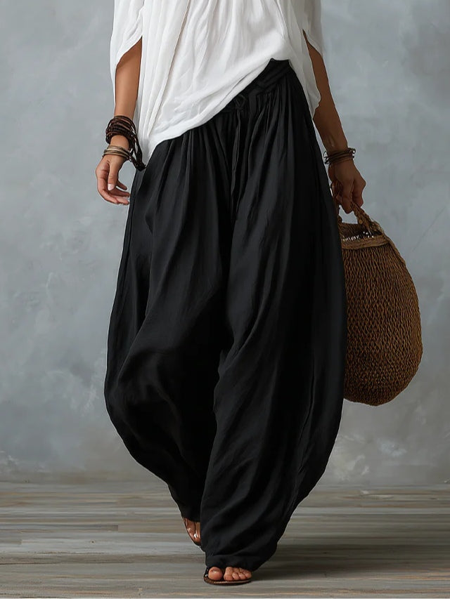 Amelia | Off-Shoulder Balloon-Pant Set
