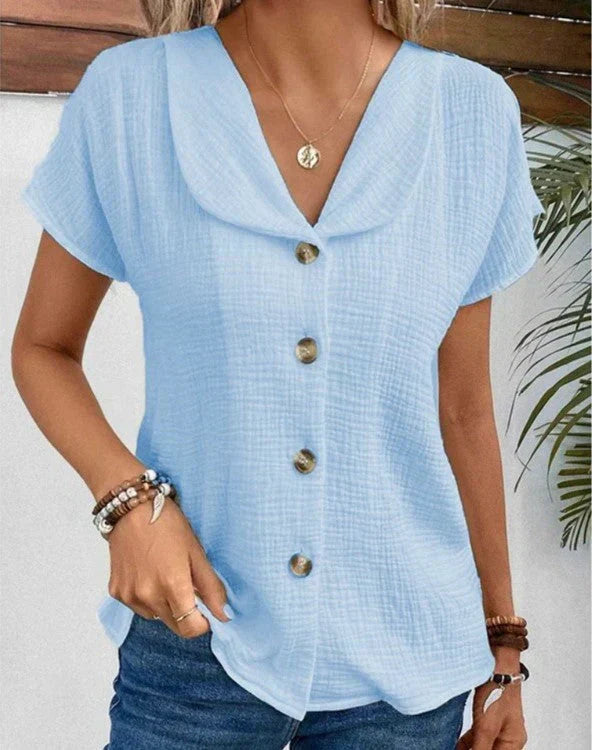 Casia | Chic Button Blouse