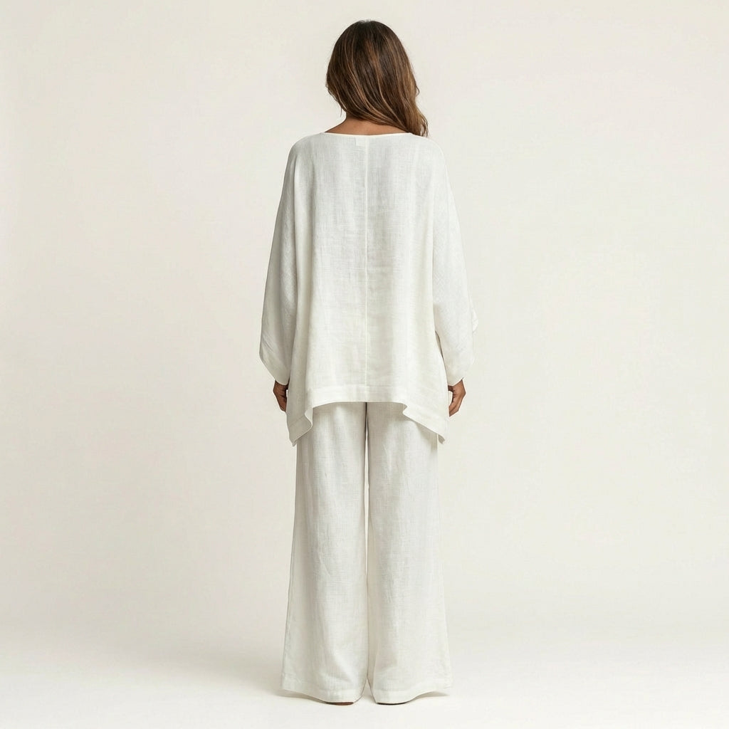 Majolie | Relaxed Wide-Leg Two-Piece Set